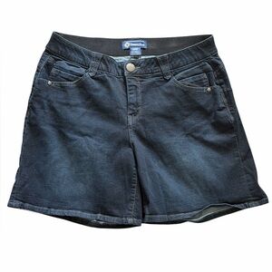 Democracy Jean Shorts Stretch Absolution Womens 16 W Dark Wash Denim Bermuda